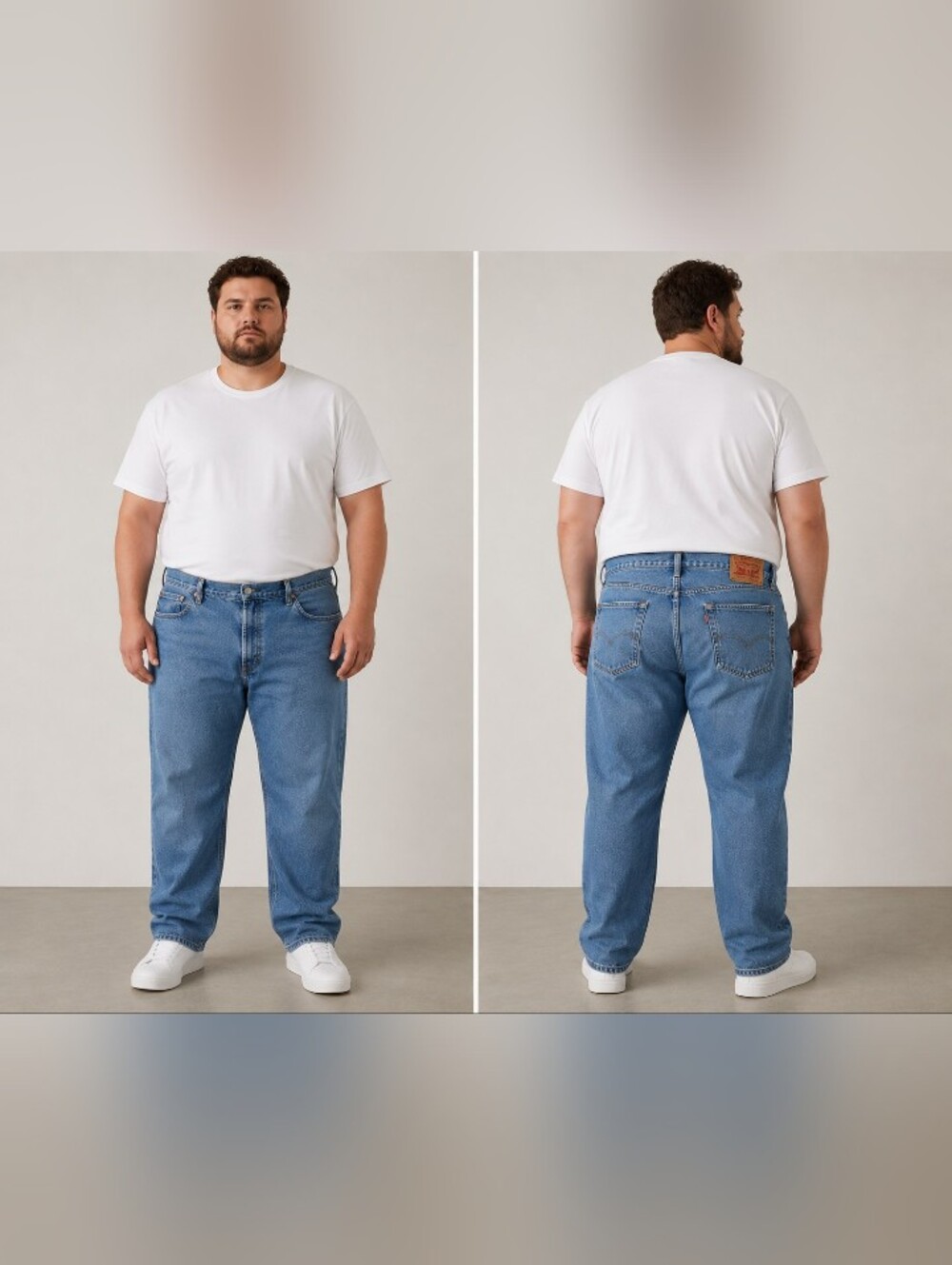 LEVI'S 531 Classic Straight Fit Men’s Jeans - Light Blue SZ38